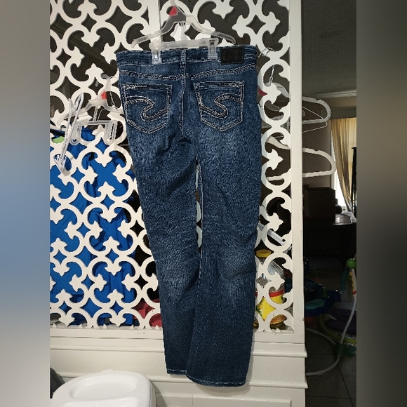 Silver super stretch 29/33 woman's jeans - Picture 4 of 9